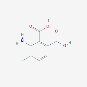 molecular formula C9H9NO4 B13772392 3-Amino-4-methylbenzene-1,2-dicarboxylic acid CAS No. 769908-43-2