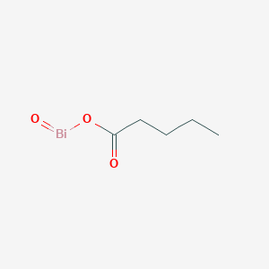 molecular formula C5H9BiO3 B13772495 Bismuth valerate, basic CAS No. 5798-47-0