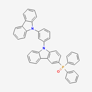 molecular formula C42H29N2OP B13772657 (9-(3-(9H-Carbazol-9-yl)phenyl)-9H-carbazol-3-yl)diphenylphosphine oxide CAS No. 1296229-26-9
