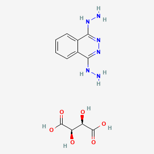 molecular formula C12H16N6O6 B13772678 Dihydralazine tartrate CAS No. 85851-61-2