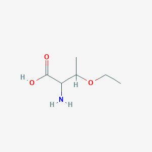 molecular formula C6H13NO3 B137727 (2S,3S)-2-amino-3-ethoxybutanoic acid CAS No. 131234-99-6