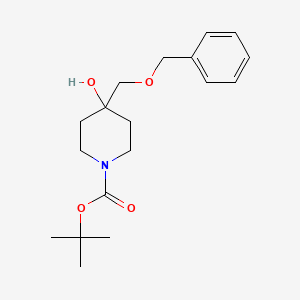 Tert-butyl 4-[(benzyloxy)methyl]-4-hydroxypiperidine-1-carboxylate