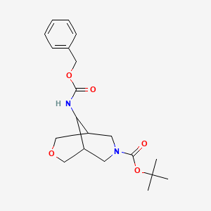 Tert-butyl 9-(benzyloxycarbonylamino)-3-oxa-7-azabicyclo[3.3.1]nonane-7-carboxylate