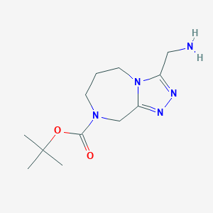 3-Aminomethyl-6,7-Dihydro-5H,9H-[1,2,4]Triazolo[4,3-A][1,4]Diazepine-8-Carboxylic Acid Tert-Butyl Ester