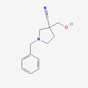 1-Benzyl-3-hydroxymethyl-pyrrolidine-3-carbonitrile