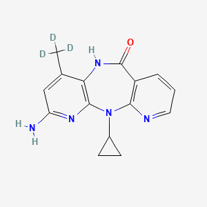 molecular formula C15H15N5O B1377277 2-Amino Nevirapine-d3 CAS No. 1346605-12-6