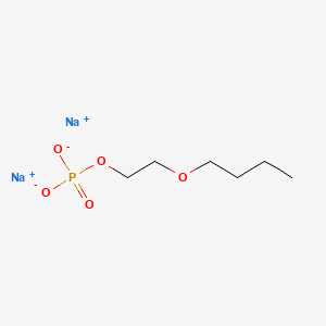 molecular formula C6H13Na2O5P B13772782 Disodium 2-butoxyethyl phosphate CAS No. 72283-34-2