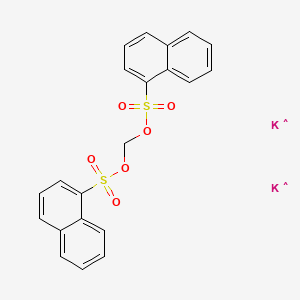 molecular formula C21H16K2O6S2 B13772789 Dipotassium methylenebisnaphthalenesulfonate 