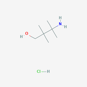 3-Amino-2,2,3-trimethylbutan-1-ol hydrochloride