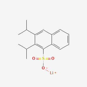 molecular formula C16H19LiO3S B13772863 Lithium diisopropylnaphthalenesulfonate CAS No. 94248-48-3