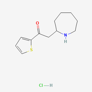 2-(Azepan-2-yl)-1-(thiophen-2-yl)ethan-1-one hydrochloride
