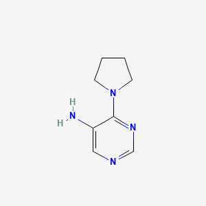 4-(Pyrrolidin-1-yl)pyrimidin-5-amine