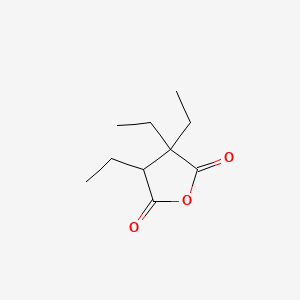 molecular formula C10H16O3 B13772901 Triethylsuccinic anhydride CAS No. 75125-36-9