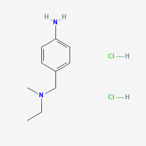 4-{[Ethyl(methyl)amino]methyl}aniline dihydrochloride