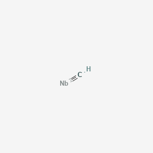 molecular formula CHNb B13772933 Aminated Multilayer Nb2C MXenes 