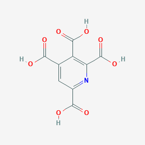 molecular formula C9H5NO8 B13772964 Pyridine-2,3,4,6-tetracarboxylic acid CAS No. 90673-26-0