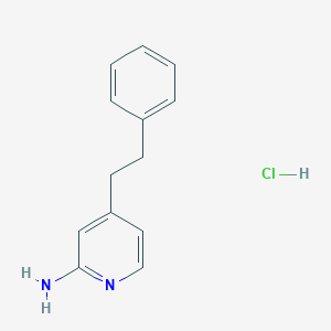 4-(2-Phenylethyl)pyridin-2-amine hydrochloride