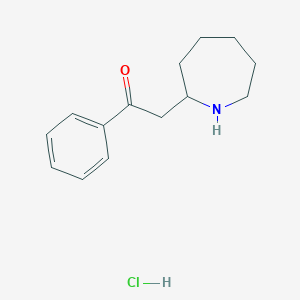 2-(Azepan-2-yl)-1-phenylethan-1-one hydrochloride