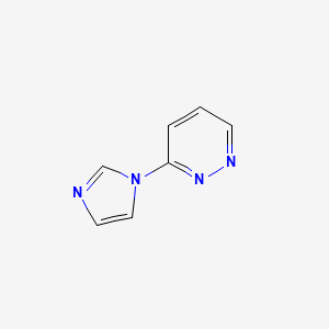 molecular formula C7H6N4 B13772983 3-(1H-Imidazol-1-YL)pyridazine CAS No. 889944-16-5