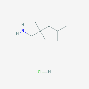 2,2,4-Trimethylpentan-1-amine hydrochloride