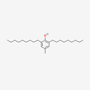 molecular formula C25H44O B13773060 2,6-Dinonyl-p-cresol CAS No. 63451-44-5