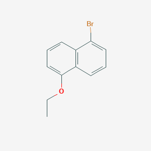 molecular formula C12H11BrO B13773094 1-Bromo-5-ethoxynaphthalene CAS No. 69859-52-5