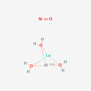 molecular formula AlH6LaO4Sr B13773098 Strontium lanthanum aluminate 