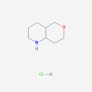 molecular formula C8H16ClNO B1377315 octahydro-1H-pyrano[4,3-b]pyridine hydrochloride CAS No. 1384430-64-1