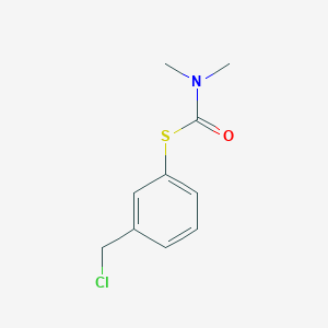 1-{[3-(chloromethyl)phenyl]sulfanyl}-N,N-dimethylformamide