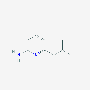 molecular formula C9H14N2 B137732 6-Isobutylpyridin-2-amine CAS No. 137346-99-7
