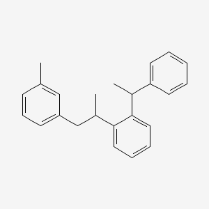 molecular formula C24H26 B13773244 [1-[(1-Phenylethyl)phenyl]ethyl]-m-xylene CAS No. 94237-30-6