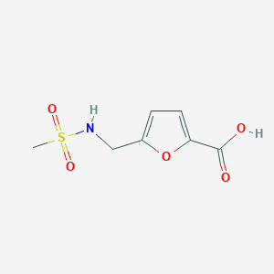 5-(Methanesulfonamidomethyl)furan-2-carboxylic acid