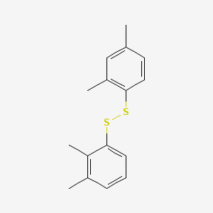 molecular formula C16H18S2 B13773405 Disulfide, 2,3-dimethylphenyl 2,4-dimethylphenyl CAS No. 65087-14-1