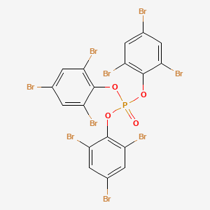 molecular formula C18H6Br9O4P B13773454 Tris(2,4,6-tribromophenyl) phosphate CAS No. 7046-64-2