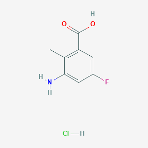 3-Amino-5-fluoro-2-methylbenzoic acid hydrochloride