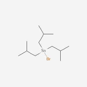 molecular formula C12H27BrSn B13773486 Triisobutyltin bromide CAS No. 7342-39-4