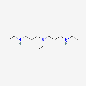 molecular formula C12H29N3 B13773514 N,N'-diethyl-N-[3-(ethylamino)propyl]propane-1,3-diamine CAS No. 67952-95-8