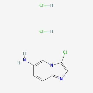 3-Chloroimidazo[1,2-a]pyridin-6-amine dihydrochloride
