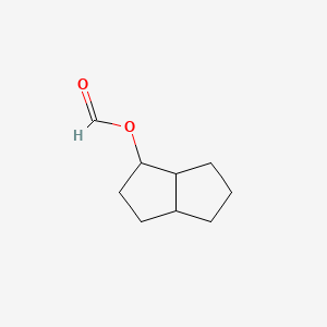 molecular formula C9H14O2 B13773653 Octahydropentalenyl formate CAS No. 93964-84-2