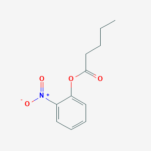 molecular formula C11H13NO4 B13773722 O-Nitrophenyl valerate 