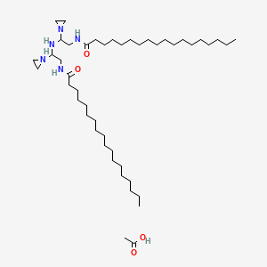 molecular formula C46H91N5O4 B13773728 N,N'-[iminobis(ethyleneiminoethylene)]distearamide monoacetate CAS No. 84215-60-1