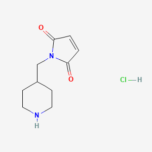 1-(piperidin-4-ylmethyl)-2,5-dihydro-1H-pyrrole-2,5-dione hydrochloride