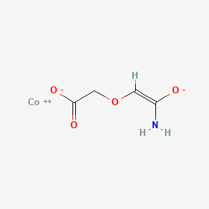 molecular formula C4H5CoNO4 B13773786 Cobalt diglycolamide CAS No. 68133-85-7