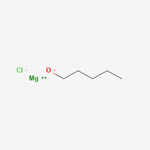 molecular formula C5H11ClMgO B13773822 Chloro(pentyloxy)magnesium CAS No. 98072-19-6