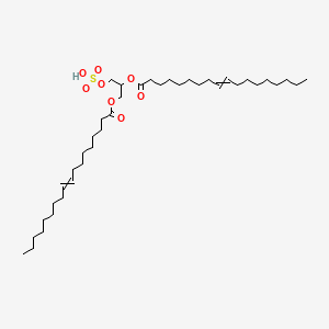 molecular formula C39H72O8S B13773829 (2-Octadec-9-enoyloxy-3-sulfooxypropyl) octadec-9-enoate CAS No. 94944-82-8