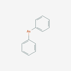 molecular formula C12H10As B13773895 Diphenylarsine CAS No. 829-83-4
