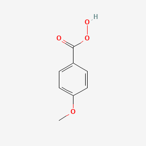 molecular formula C8H8O4 B13773913 p-Methoxyperbenzoic acid CAS No. 940-10-3