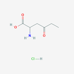 2-Amino-4-oxohexanoic acid hydrochloride
