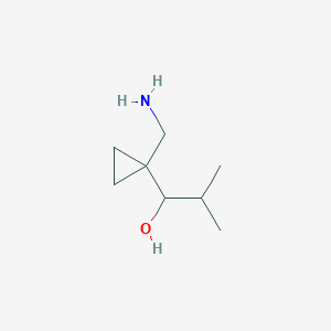 1-[1-(Aminomethyl)cyclopropyl]-2-methylpropan-1-ol