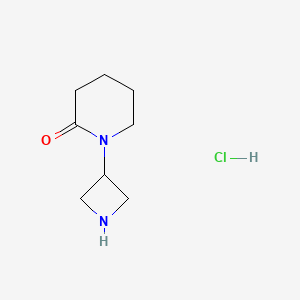 1-(Azetidin-3-yl)piperidin-2-one hydrochloride